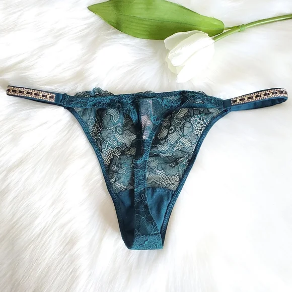 Victoria's Secret Very Sexy Lace Shine Thong Size S - Picture 5 of 6